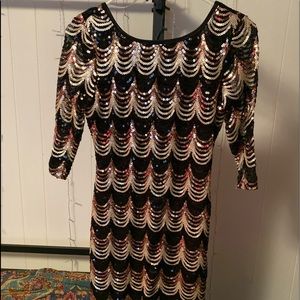 Sequin dress size large juniors